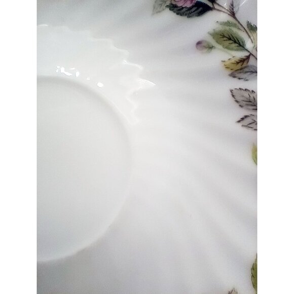 Saucer Regency Rose Creative Fine China 6" Vintage Flowers Gold Rim Discontinued - Picture 6 of 16